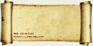 Una Trumić vizit kartica